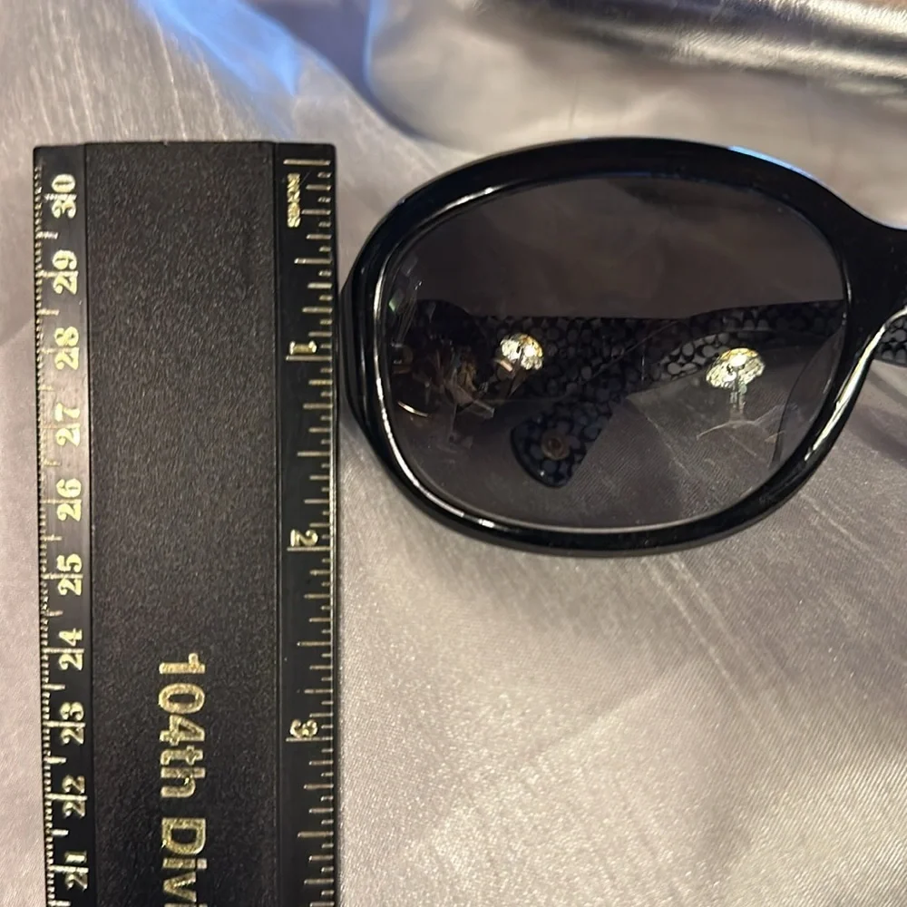 COPY - Coach Sunglasses - See pics for details/measurement.  Lenses are scratch… - Picture 3 of 14